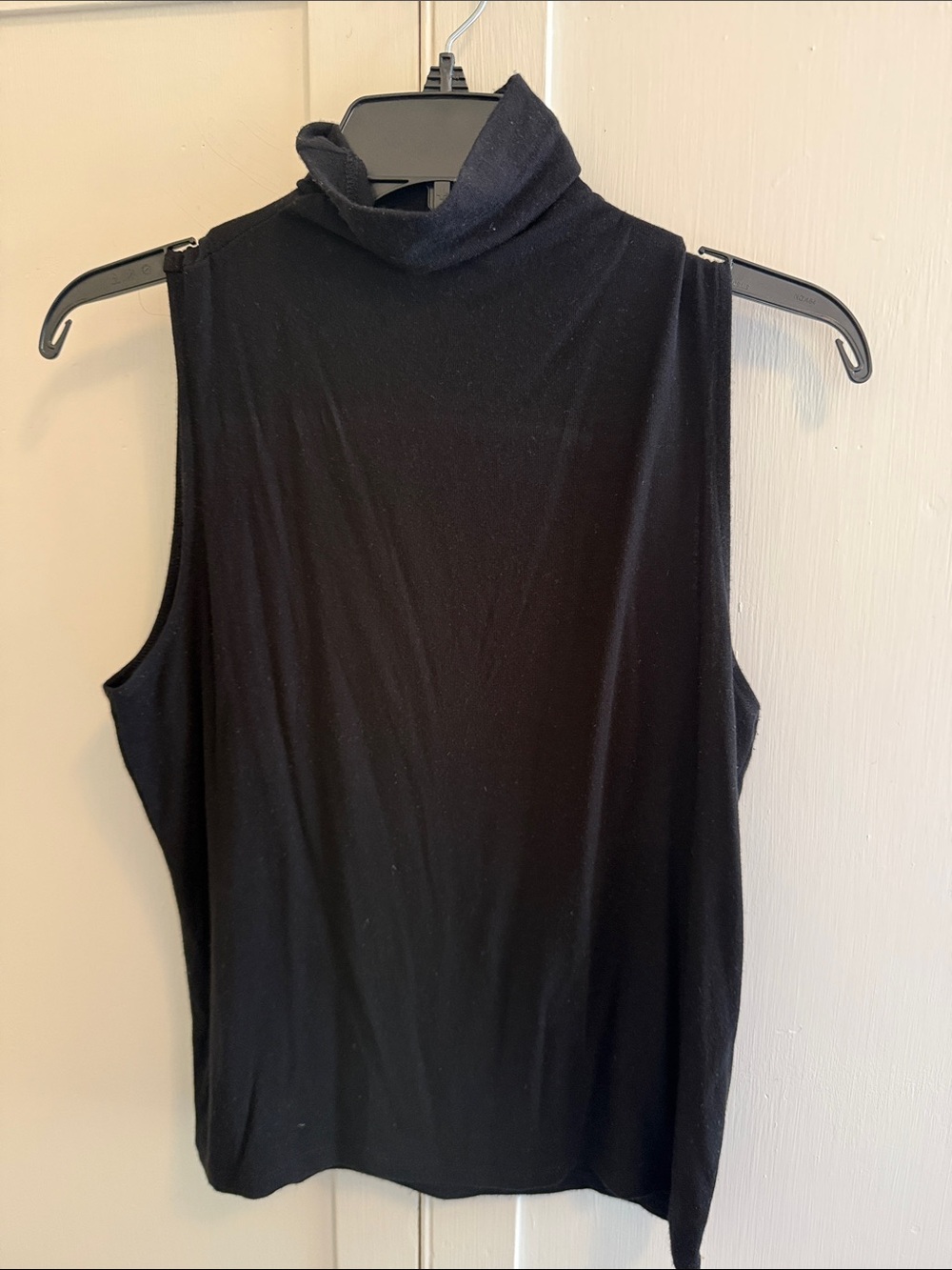 Vince Black Sleeveless Mock Neck Camisole